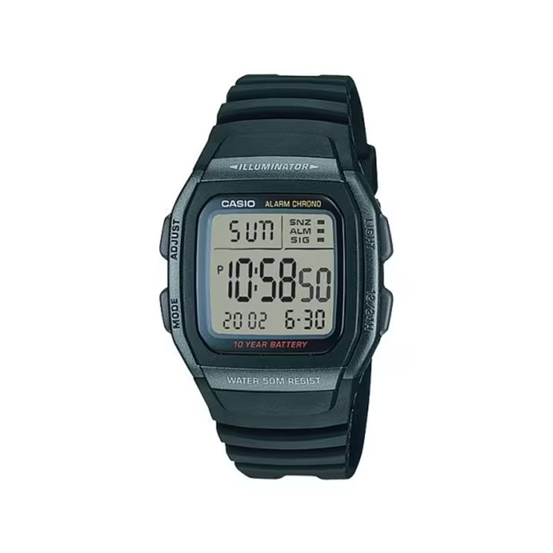 Casio Youth W-96H-1BV Dual Time Digital Men’s Watch