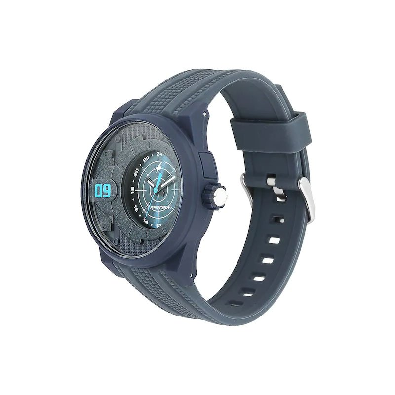Fastrack 38058PP01 Trendies Black Dial Silicone Strap Men’s Watch