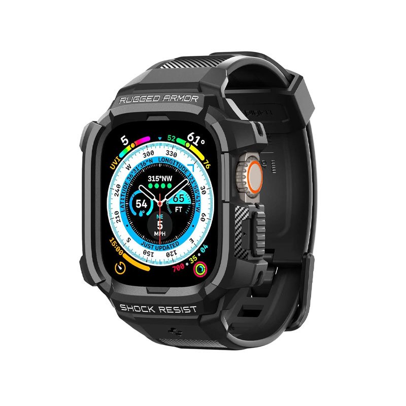 Spigen Rugged Armor Pro ACS05460 For Apple Watch Ultra 2/1 Case
