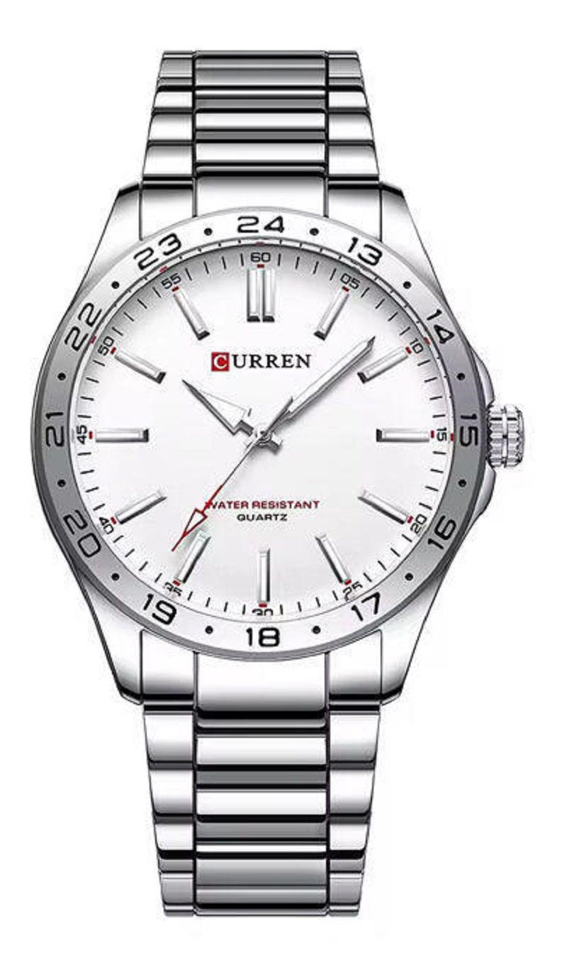 Curren 8452 Luxury Brand Watch for Men – White