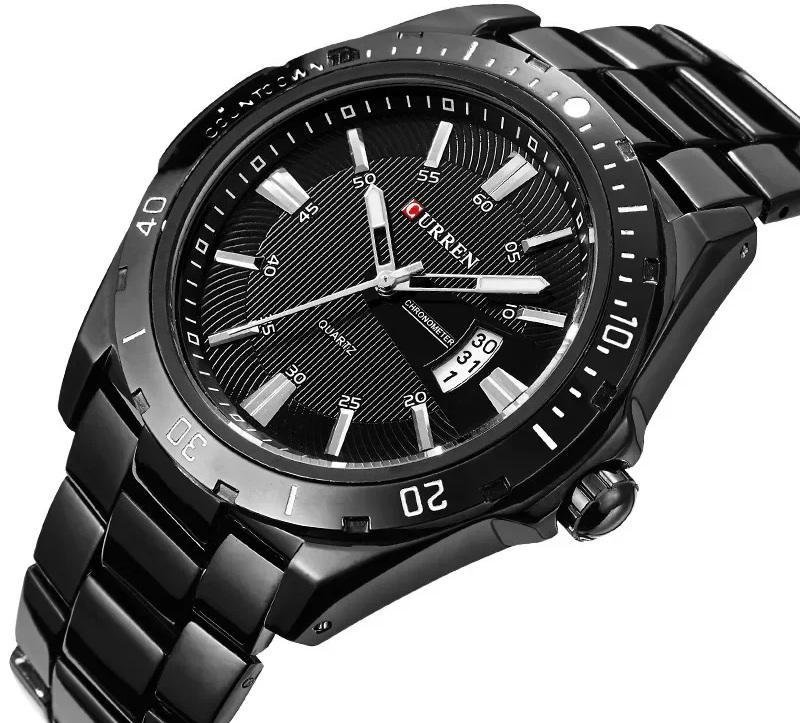 Curren 8110 Analog Watch for Men – Black