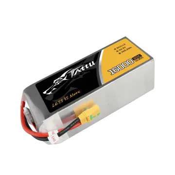 Tattu 16Ah / 16000mAh 22.2V 25C 6S1P LiPo Battery Pack (XT90 Anti Spark Plug)