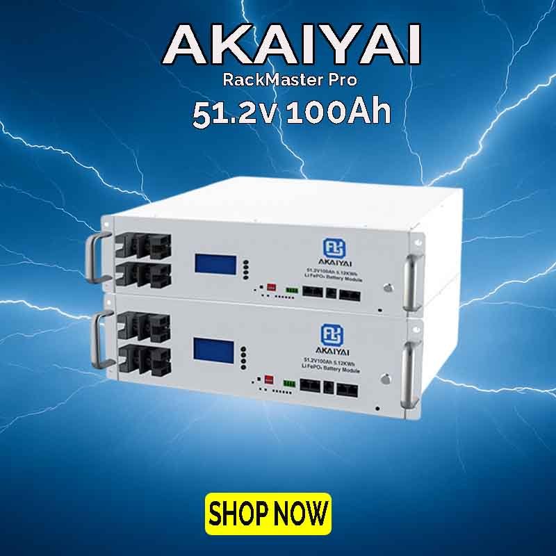 AKAIYAI RackMaster Pro A51R100-B 51.2V Lithium Battery