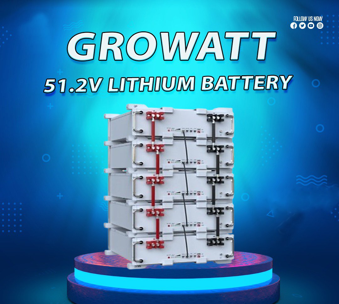 Growatt HOPE 5.5L-A1 48V 106Ah 5.5kWh LiFePO4 Lithium Battery
