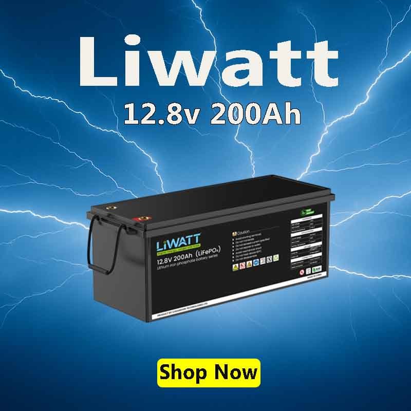 Liwatt LiFePO4 12.8V 200Ah Lithium Battery