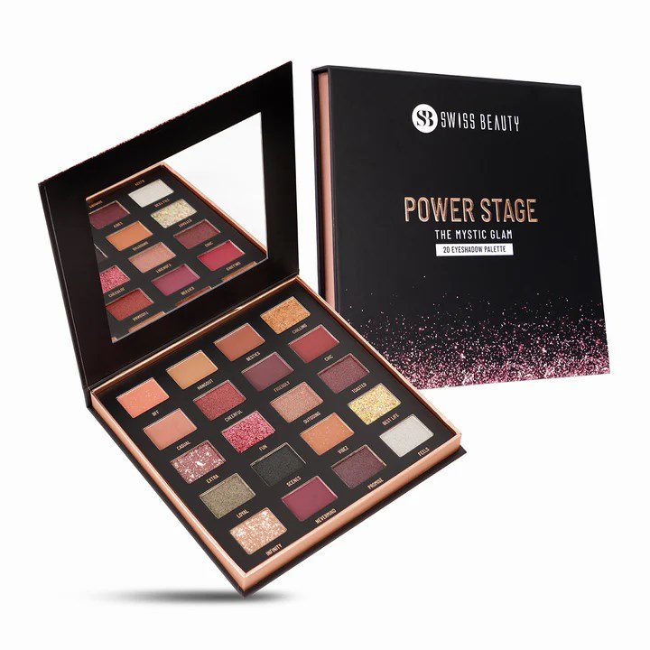 Swiss Beauty Power Stage Eyeshadow Palette – The Mystic Glam (22g)